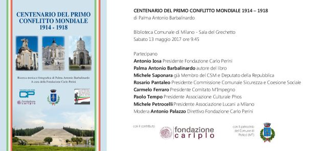 Presentazione Centenario Fondazione Perini. 13 maggio 2017 2