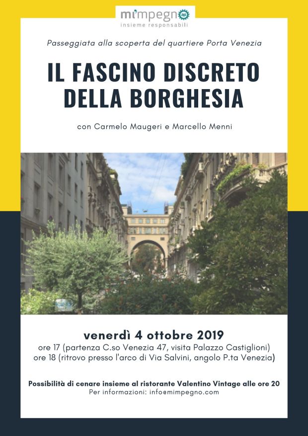 IL FASCINO DISCRETO DELLA BORGHESIA