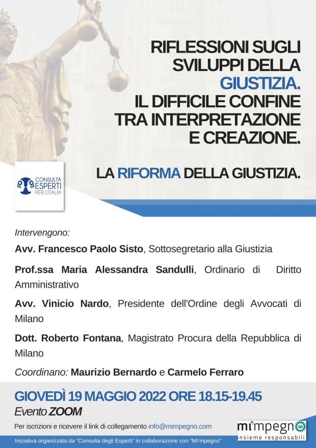 19 maggio GIUSTIZIA